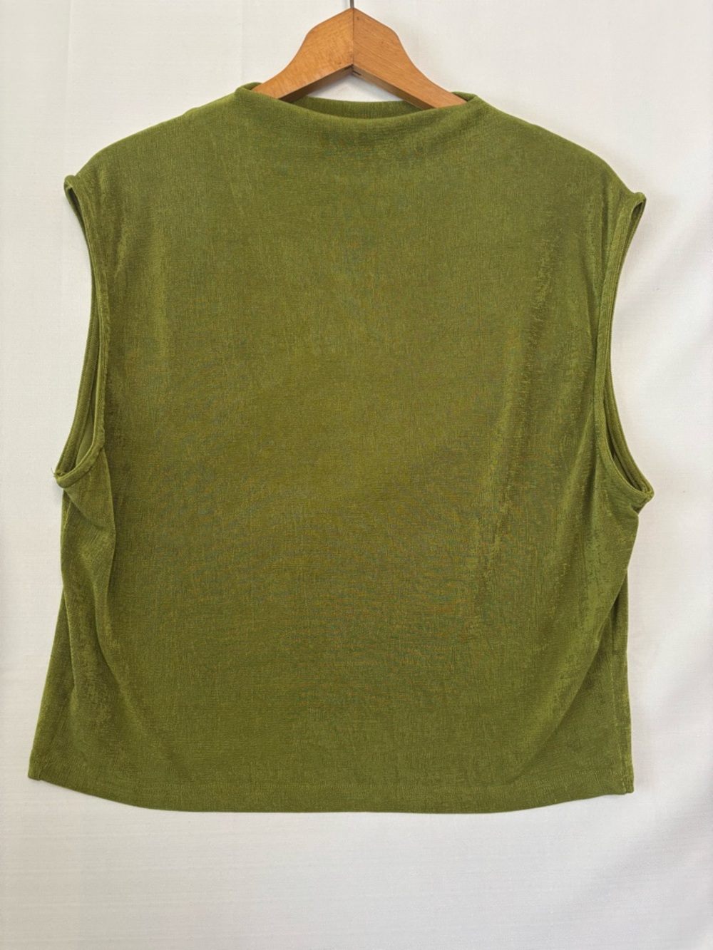 CIDER Green Sleeveless High Neck Top Size 2XL
